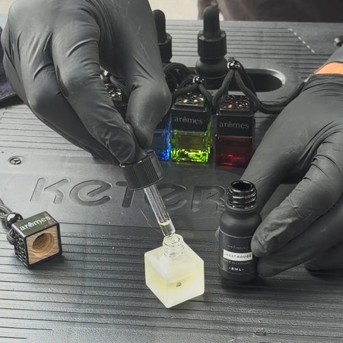 Sauber befüllt mit der Glas-Pipette
